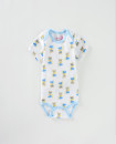 6M Short sleeve Baby Boy Cotton onesie romper bodysuit Soft and Breathable Five Beautiful Designs